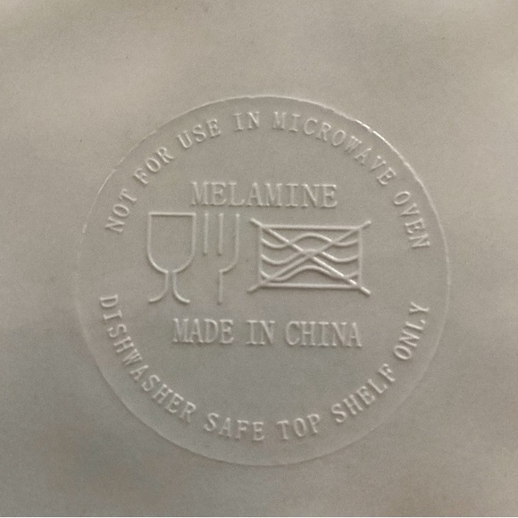 House & Garden Easter Bunny Egg Shaped Melamine Serving Platter NWT - Picture 4 of 4